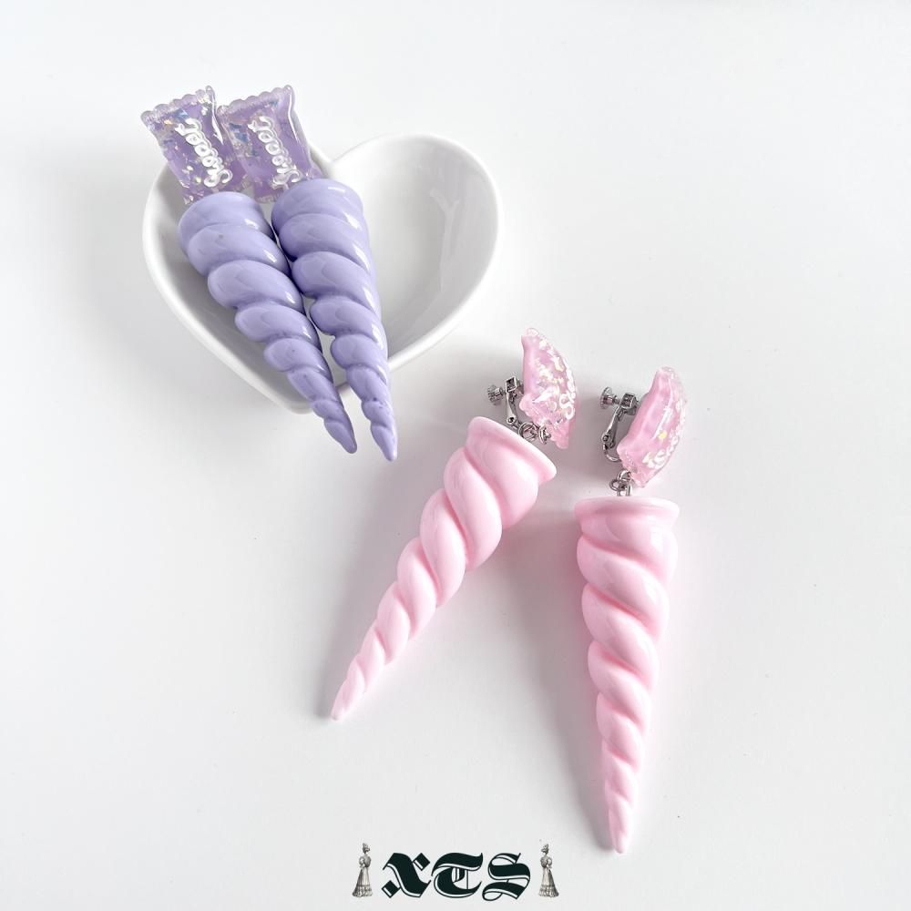 XTS Sweet Unicorn イヤリング PINK PURPLE TS0295