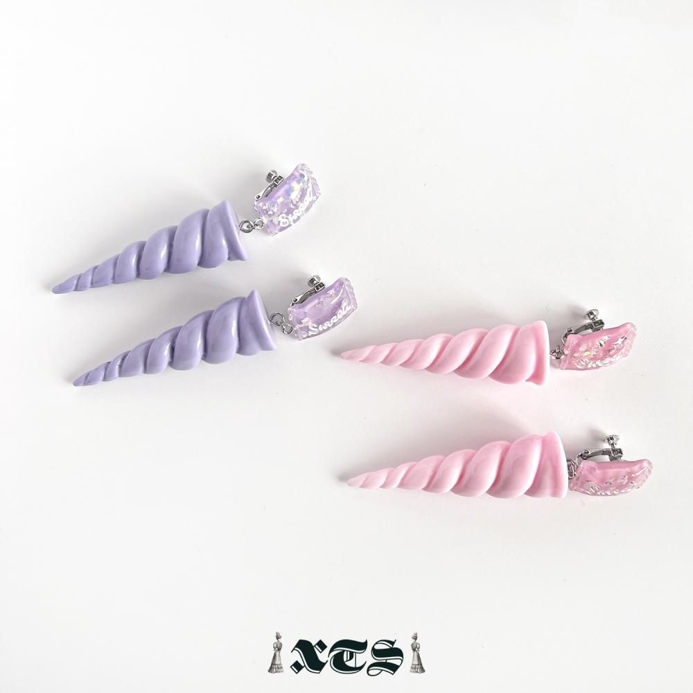 XTS Sweet Unicorn イヤリング PINK PURPLE TS0295