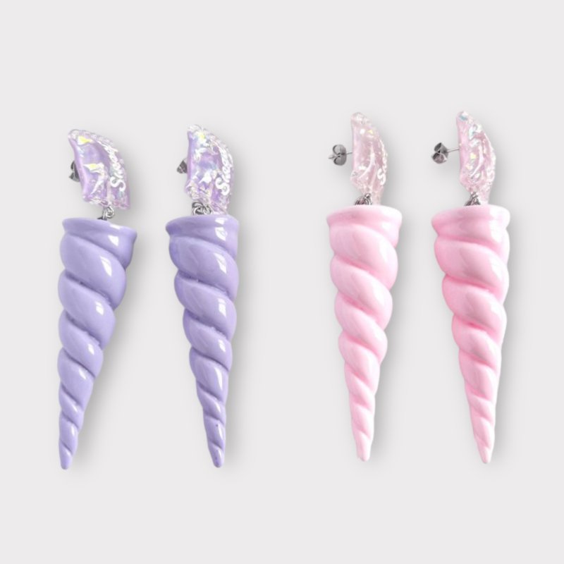 XTS Sweet Unicorn Earrings PINK PURPLE TS0295