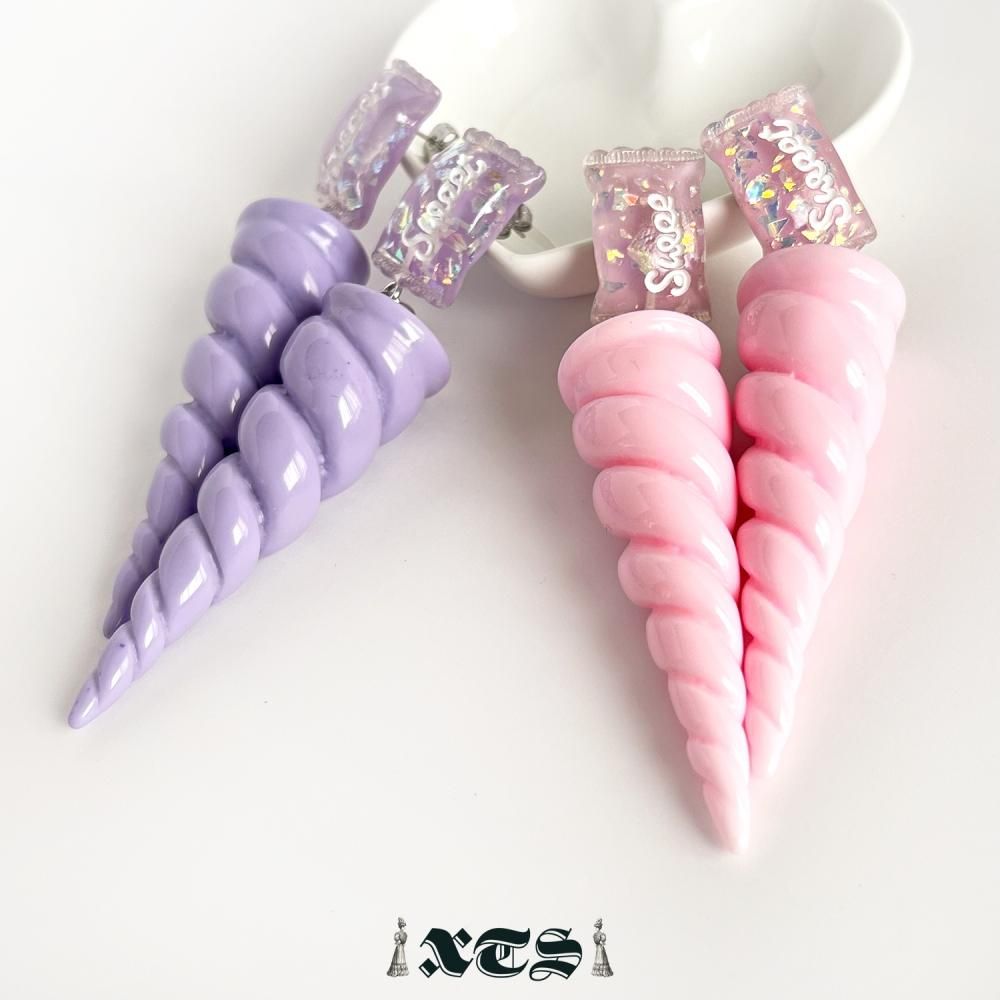 XTS Sweet Unicorn ピアス PINK PURPLE TS0295
