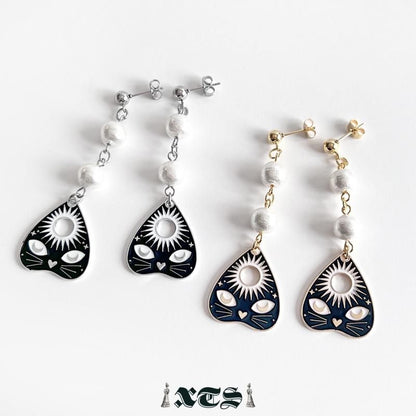 XTS Cat Planchette ピアス シングルキャット GOLD SILVER TS0296