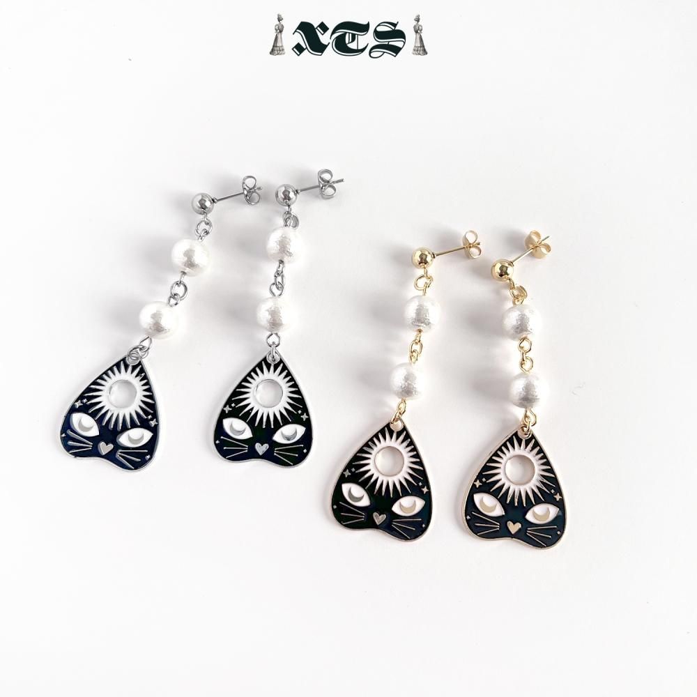 XTS Cat Planchette ピアス シングルキャット GOLD SILVER TS0296