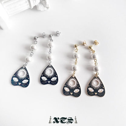 XTS Cat Planchette ピアス シングルキャット GOLD SILVER TS0296
