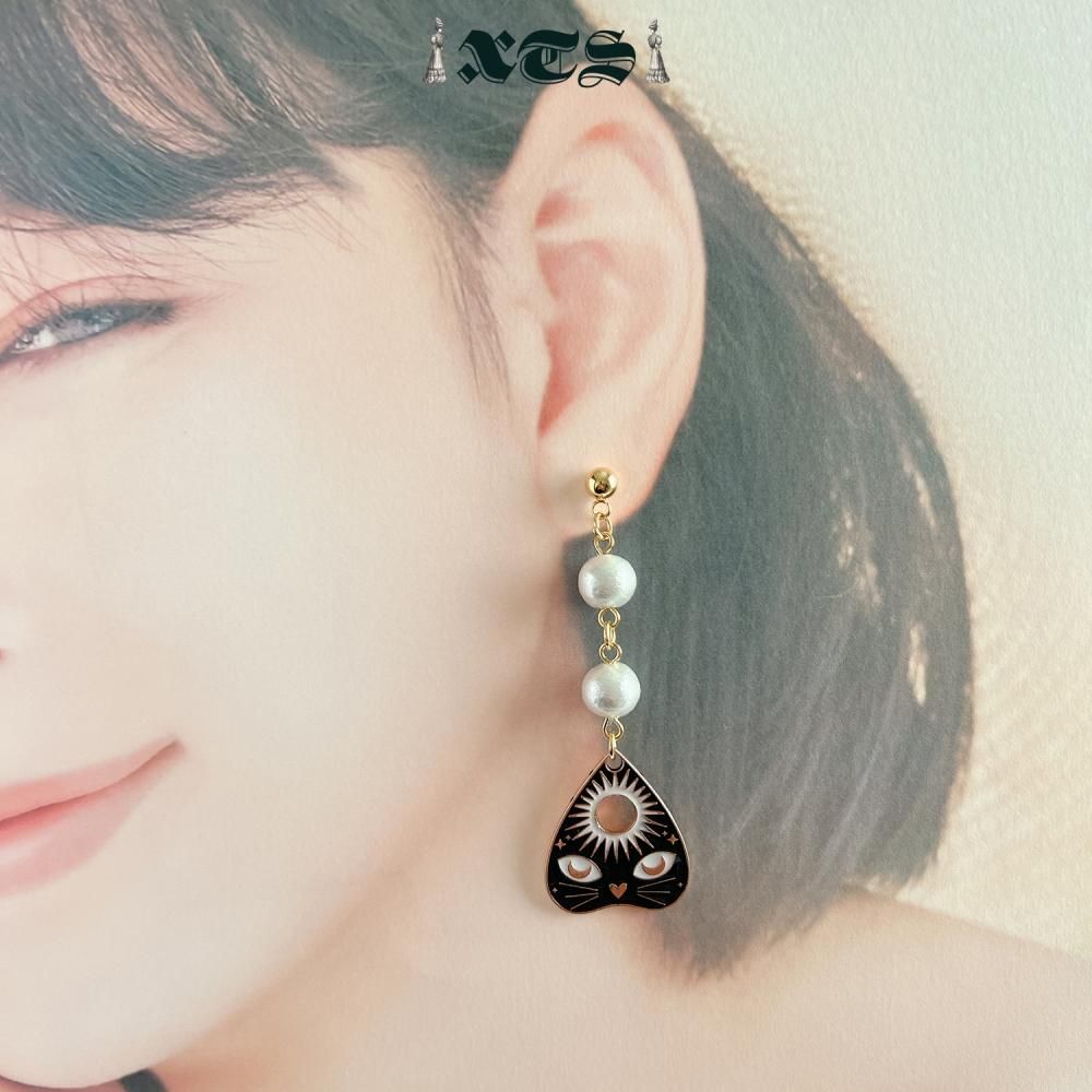 XTS Cat Planchette ピアス シングルキャット GOLD SILVER TS0296