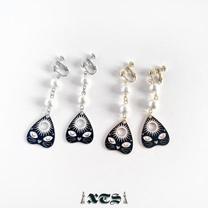 XTS Cat Planchette イヤリング シングルキャット GOLD SILVER TS0297