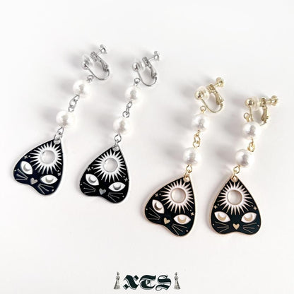 XTS Cat Planchette イヤリング シングルキャット GOLD SILVER TS0297