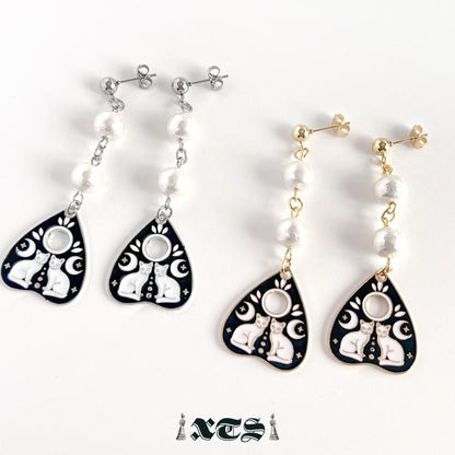 XTS Cat Planchette ピアス ツインキャット GOLD SILVER TS0298