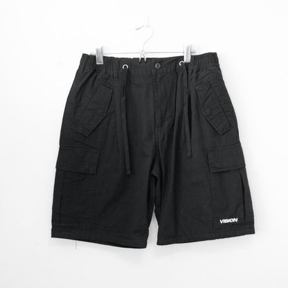 VISION STREET WEAR リップストップカーゴ ZIPOFF パンツ BLACK