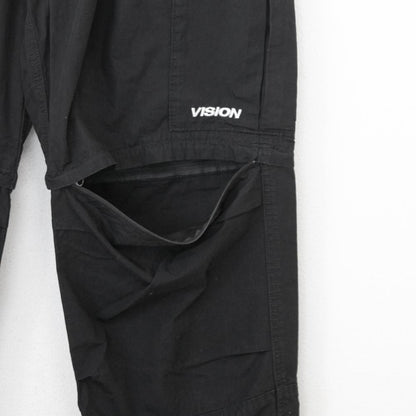VISION STREET WEAR リップストップカーゴ ZIPOFF パンツ BLACK