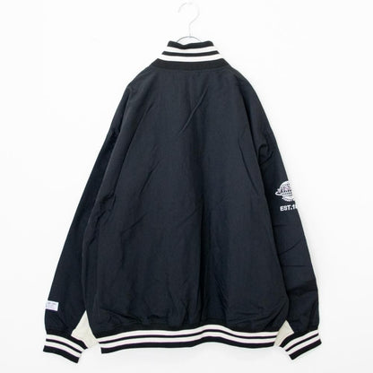 VISION STREET WEAR ＜ユニセックス＞ハーフZIPナイロンプルオーバー BLACK
