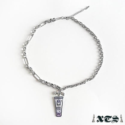 XTS Cat Face Cream チェーンネックレス TS0301