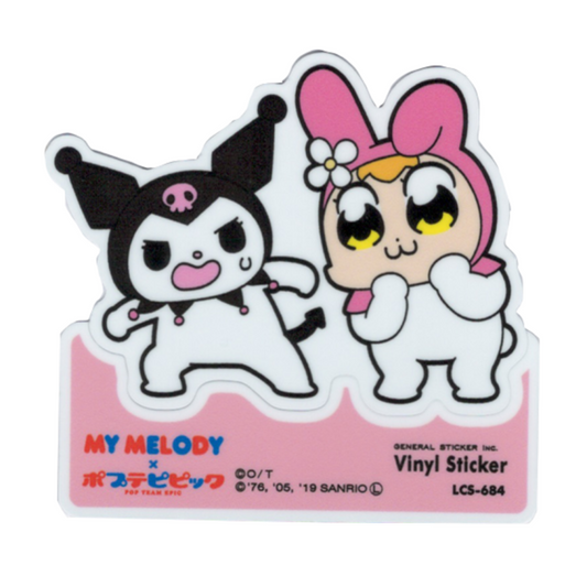 Pop Team Epic Kuromi Character Sticker Sanrio Collaboration Hot Topic Popular LCS684 Official