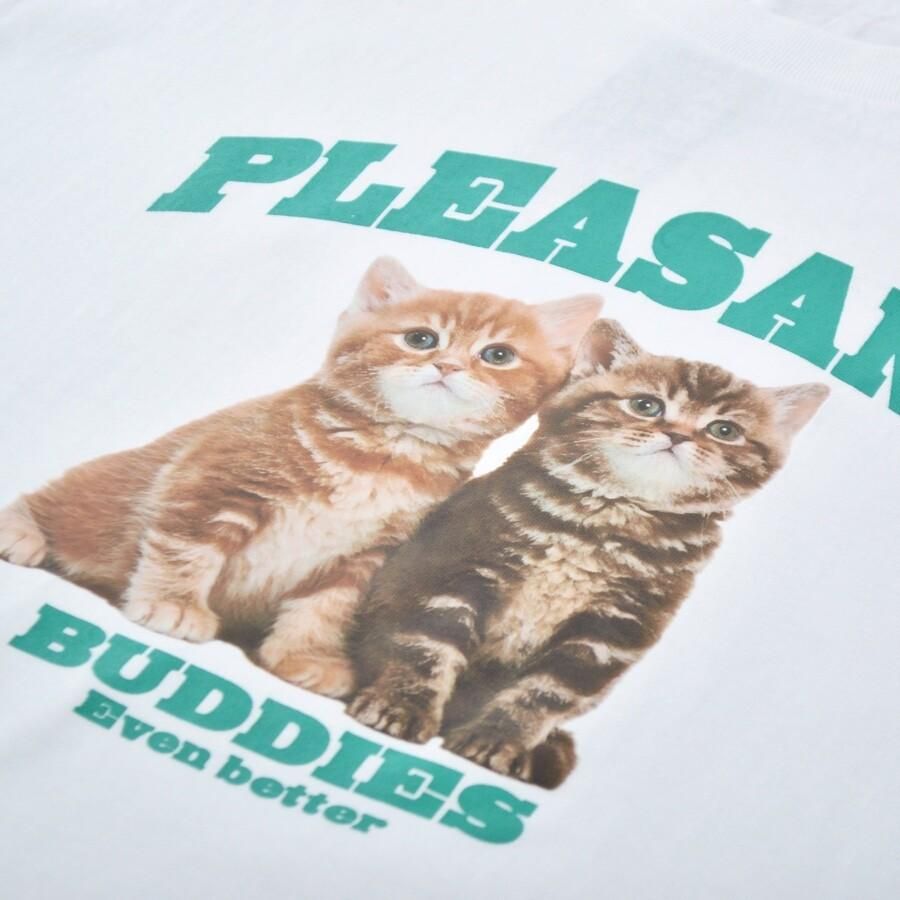 アニマルプリント Tシャツ CAT WHITE