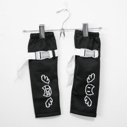 ACDC RAG ドットネコ アームカバー BLACK/WHITE