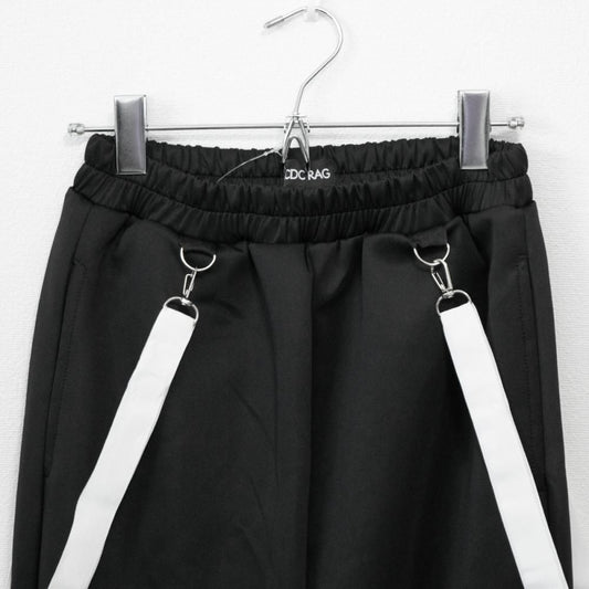 ACDC RAG ドットネコ ロングパンツ BLACK/WHITE
