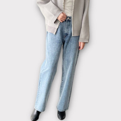 ローライズデニムパンツ LIGHT BLUE