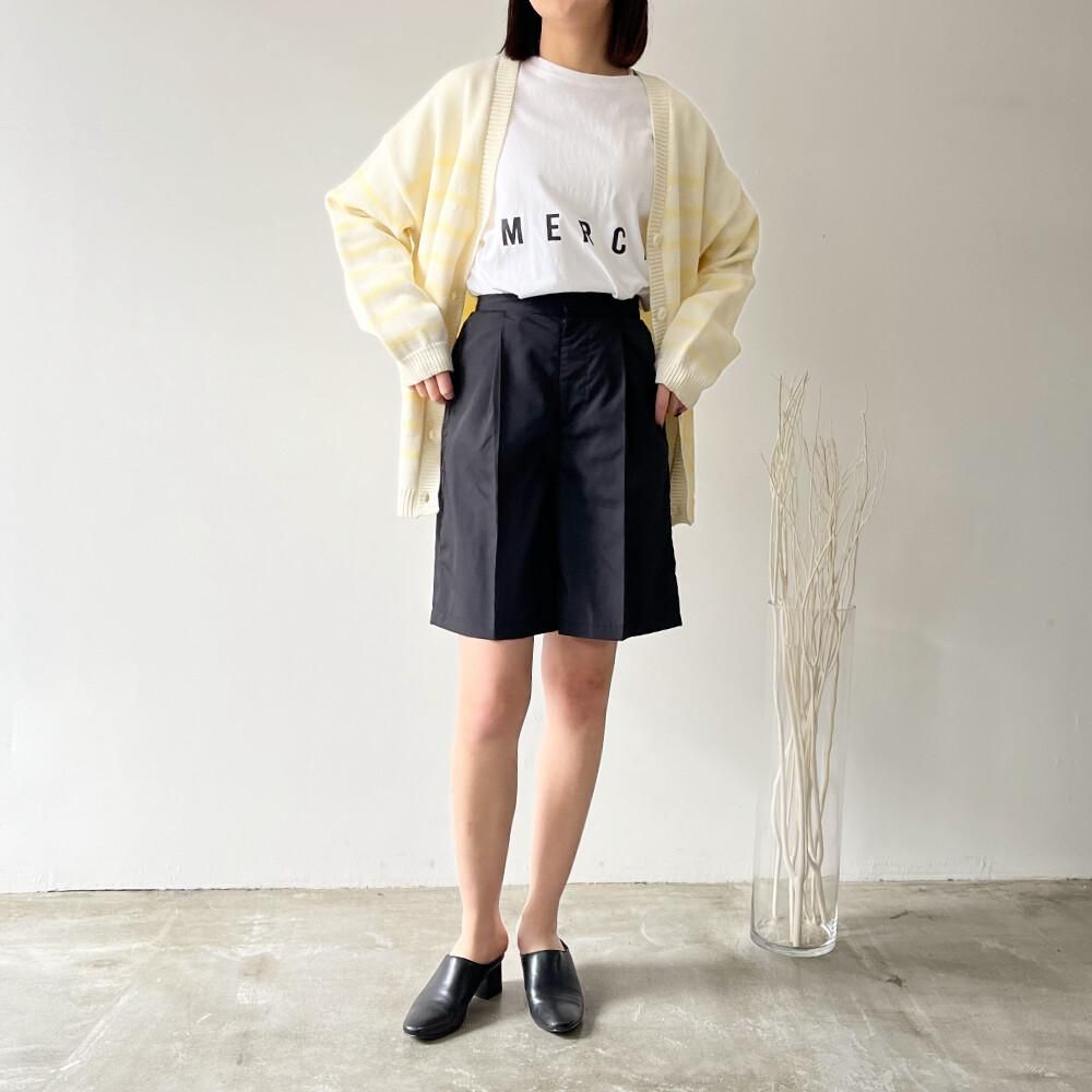 ブロードハーフパンツ BLACK