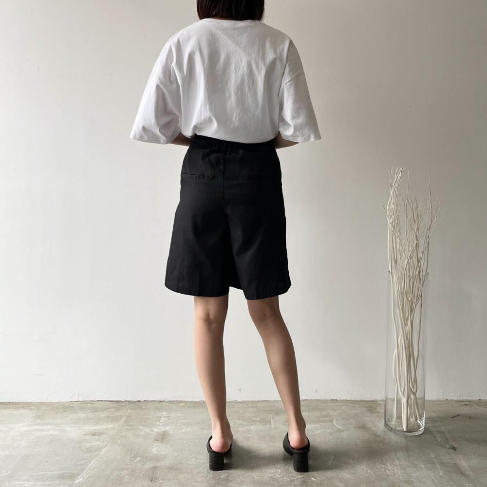 ブロードハーフパンツ BLACK