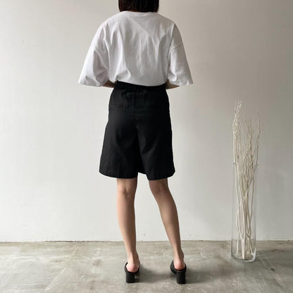 ブロードハーフパンツ BLACK