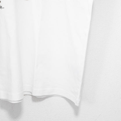 Timely Warning COW 牛 フォトプリント Tシャツ WHITE