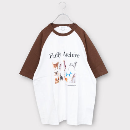 Timely Warning DOGS Dog Photo Print T-Shirt WHITE