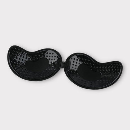 Seamless bra, stick-on type, sticker, NuBra BLACK