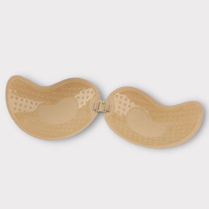 Seamless bra, stick-on type, sticker, NuBra BEIGE