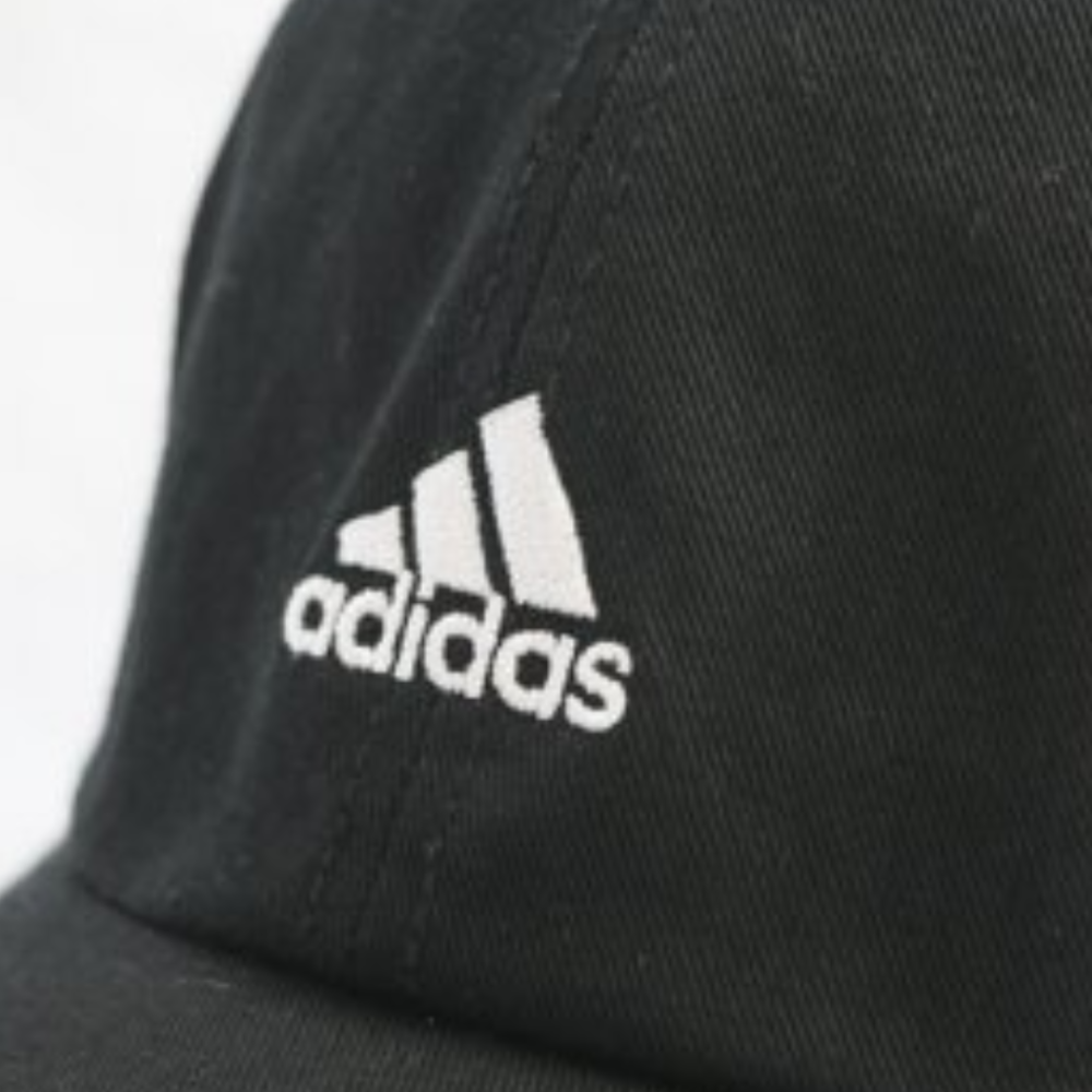 adidas Point ロゴ Embroidery キャップ BLACK
