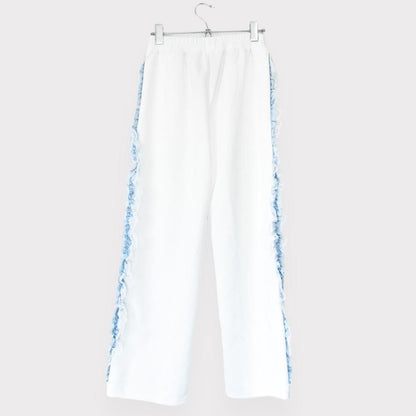 ACDC RAG 月 ジャージ ロングパンツ WHITE