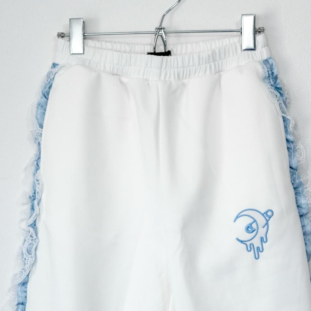 ACDC RAG 月 ジャージ ロングパンツ WHITE