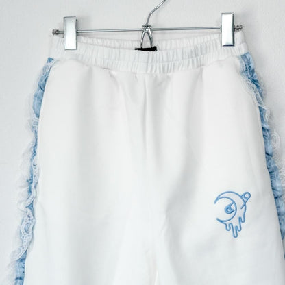 ACDC RAG 月 ジャージ ロングパンツ WHITE