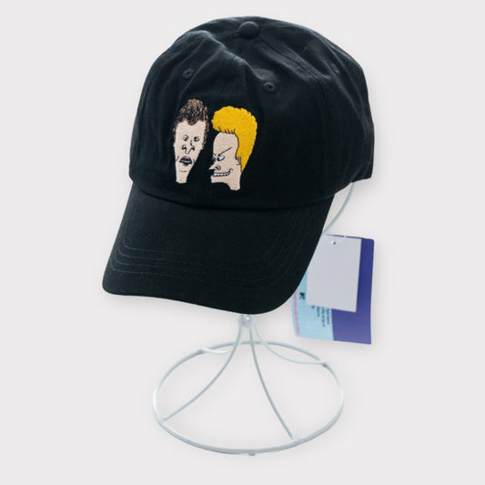 BEAVIS AND BUTT-HEAD Embroidered Cap BLACK
