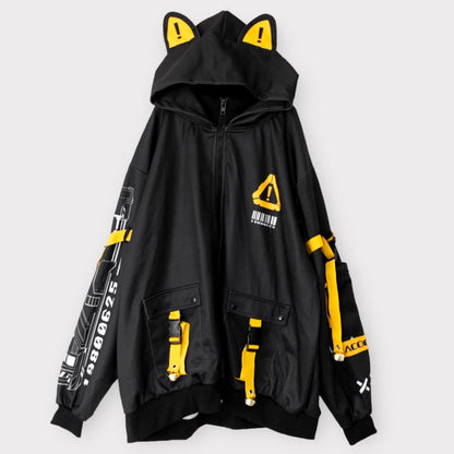 ACDC RAG ERROR CODE ジャケット BLACK YELLOW