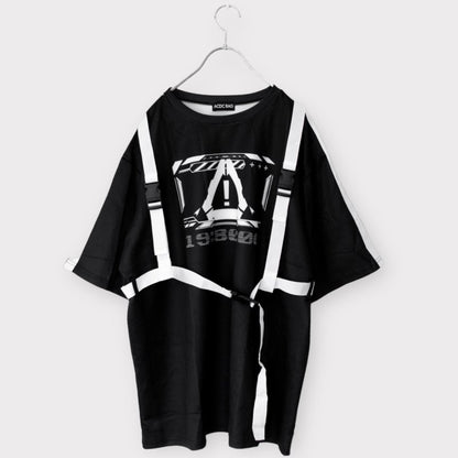 ACDC RAG ERROR CODE T-shirt BLACK WHITE