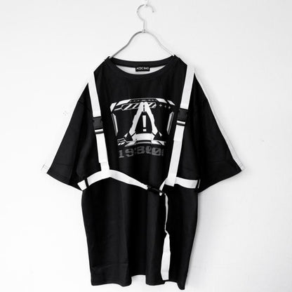 ACDC RAG ERROR CODE Tシャツ BLACK WHITE
