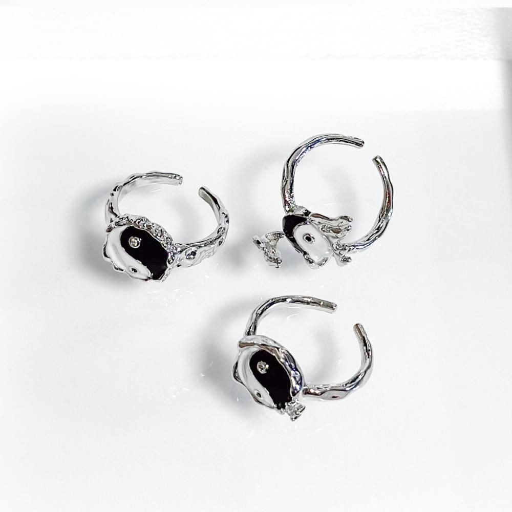 YIN AND YANG 陰陽 リング SILVER