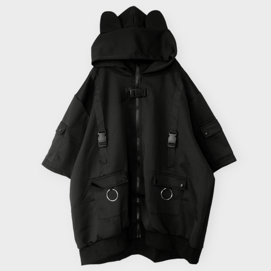 ACDC RAG CYBER PUNK Uzurai Jacket Short Sleeve Version BLACK