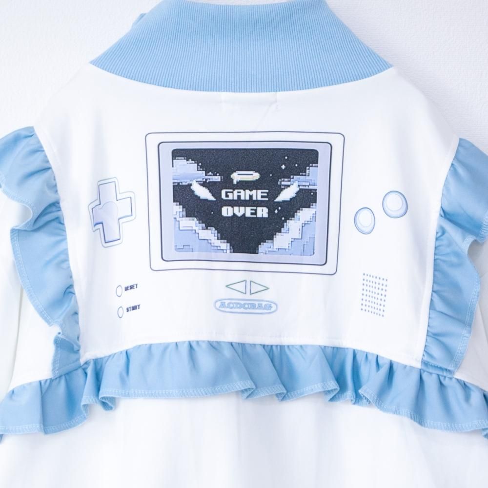 ACDC RAG GAME OVER フリルジャケット WHITE