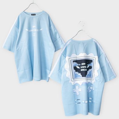 ACDC RAG GAME OVER BIG T-shirt BLUE