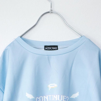 ACDC RAG GAME OVER BIG Tシャツ BLUE