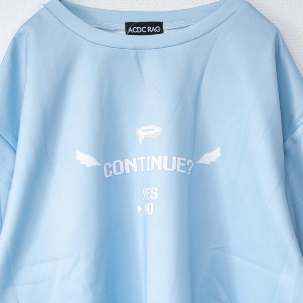 ACDC RAG GAME OVER BIG Tシャツ BLUE