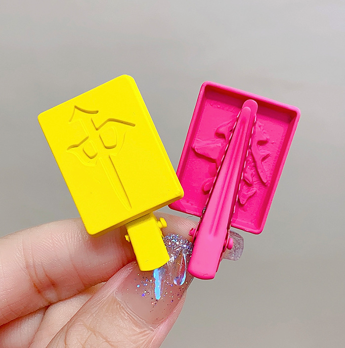 COLORFUL 麻雀牌 カラー ヘアクリップ