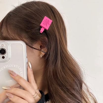 COLORFUL 麻雀牌 カラー ヘアクリップ