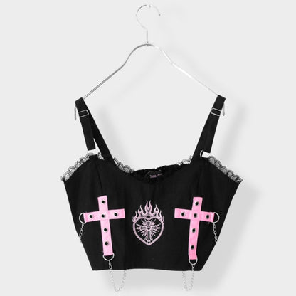 ACDC RAG x kuua HEAVEN ビスチェ BLACK