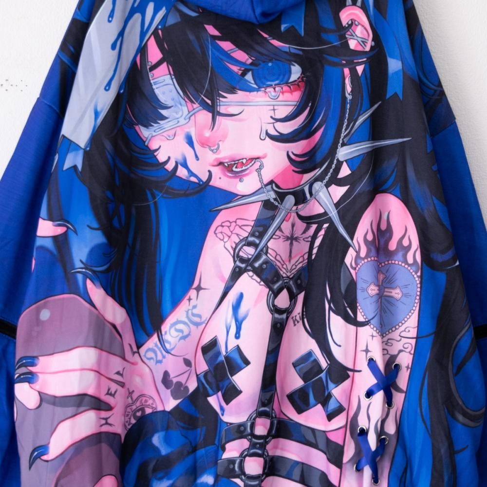 ACDC RAG x kuua HELL パーカー BLUE