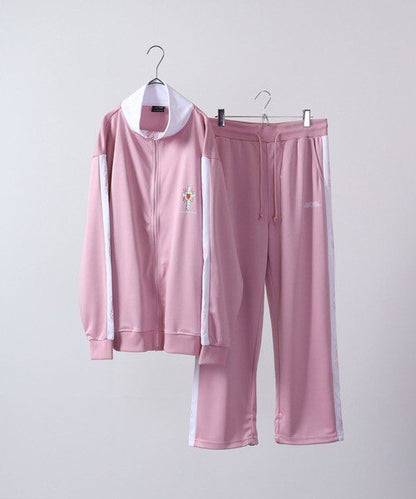 ED HARDY ライン入り セットアップ ジャージ PINK