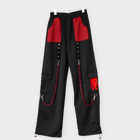 ACDC RAG Dark Gloomy Long Pants BLACK RED