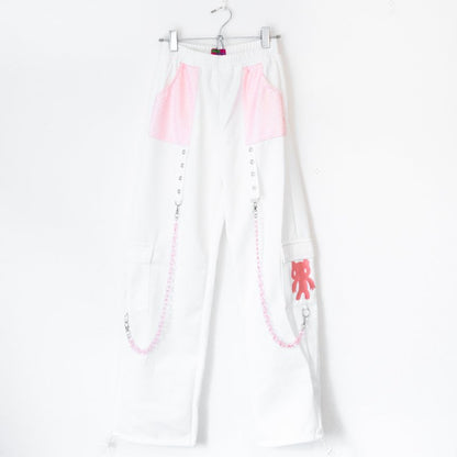 ACDC RAG パステル グルーミー ロングパンツ WHITE