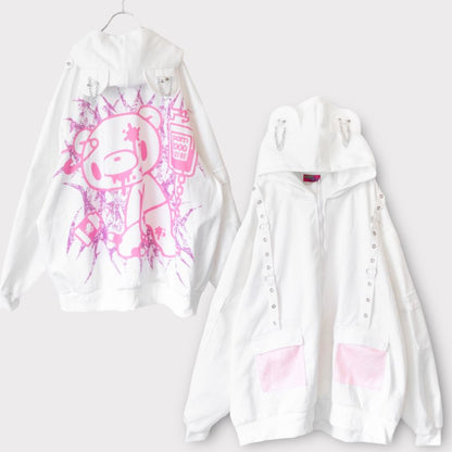 ACDC RAG パステル グルーミー メッシュジャケット WHITE