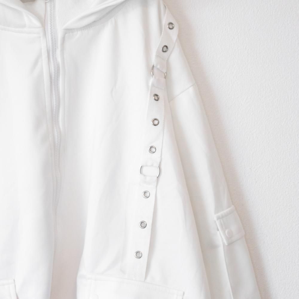ACDC RAG パステル グルーミー メッシュジャケット WHITE